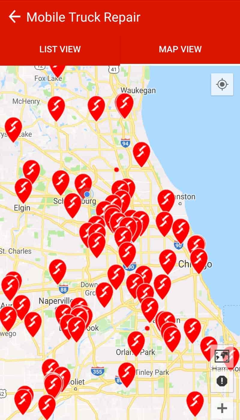 Find Truck Service & Stops